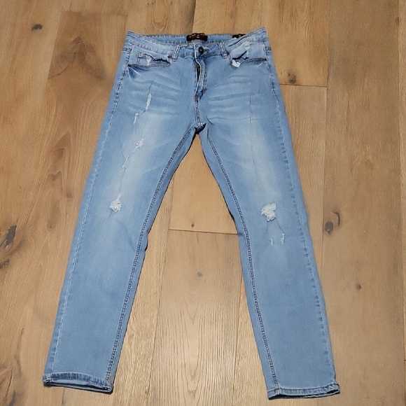 Ring of Fire Other - Ring of Fire Men's Light Blue Straight Jeans